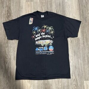 Orlando Magic inaugural game 1989 near deadstock Tshirt with orignal sticker XL